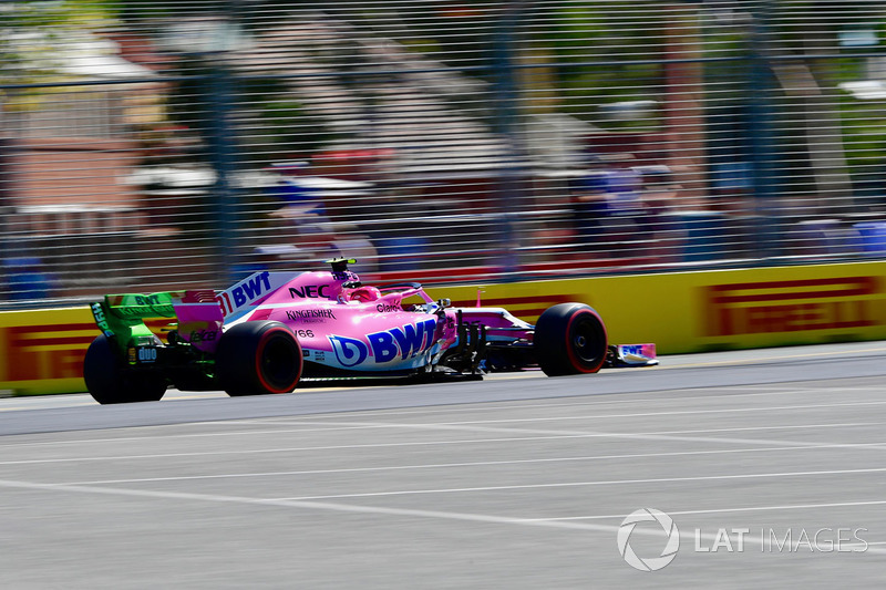 Esteban Ocon não acompanhou Pérez e é o 14º