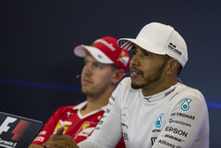 Podyum: Yarış galibi Lewis Hamilton, Mercedes AMG F1, 2. Sebastian Vettel, Ferrari