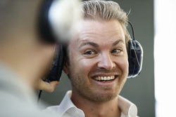 Nico Rosberg pit alanında