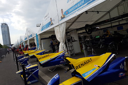 Renault e.Dams garage, atmosfera