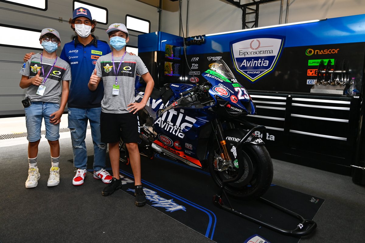 Enea Bastianini, Avintia Esponsorama, sebagai Duta FIM MiniGP Italia