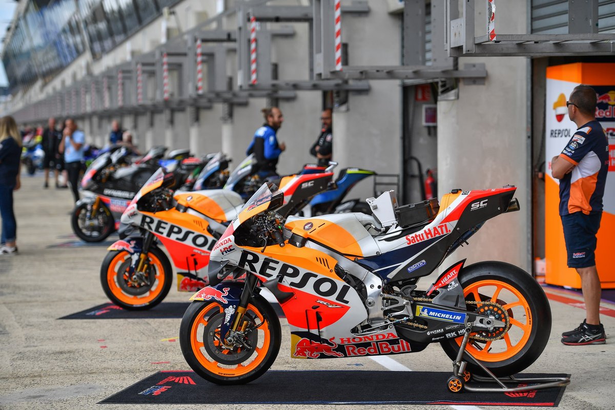 Les motos Repsol Honda Team