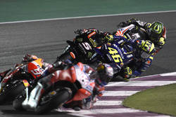 Rossi overtakes Johann Zarco, Monster Yamaha Tech 3