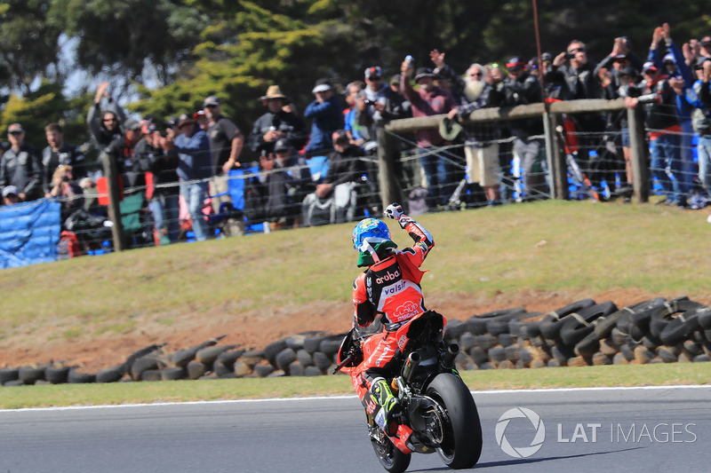 Race winner Marco Melandri, Aruba.it Racing-Ducati SBK Team