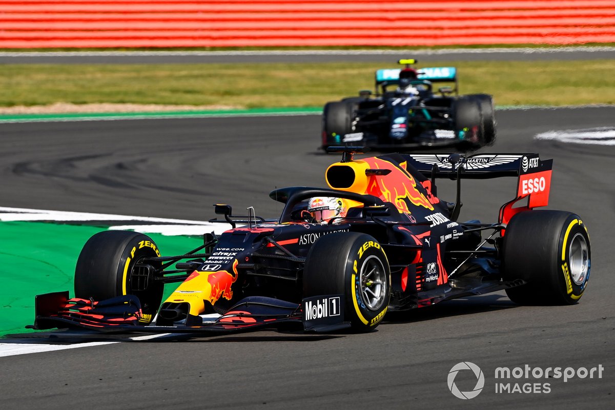 Макс Ферстаппен, Red Bull Racing RB16, Валттери Боттас, Mercedes F1 W11