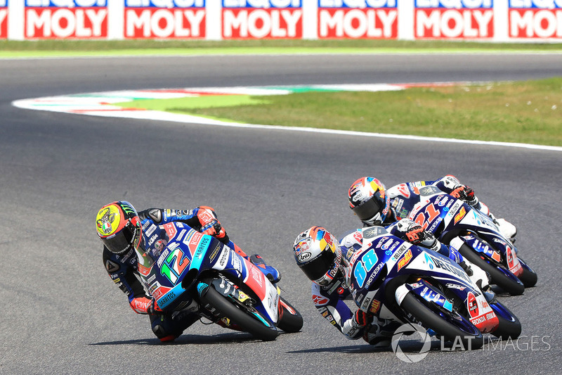 Marco Bezzecchi, Prustel GP, Jorge Martin, Del Conca Gresini Racing Moto3, Fabio Di Giannantonio, Del Conca Gresini Racing Moto3