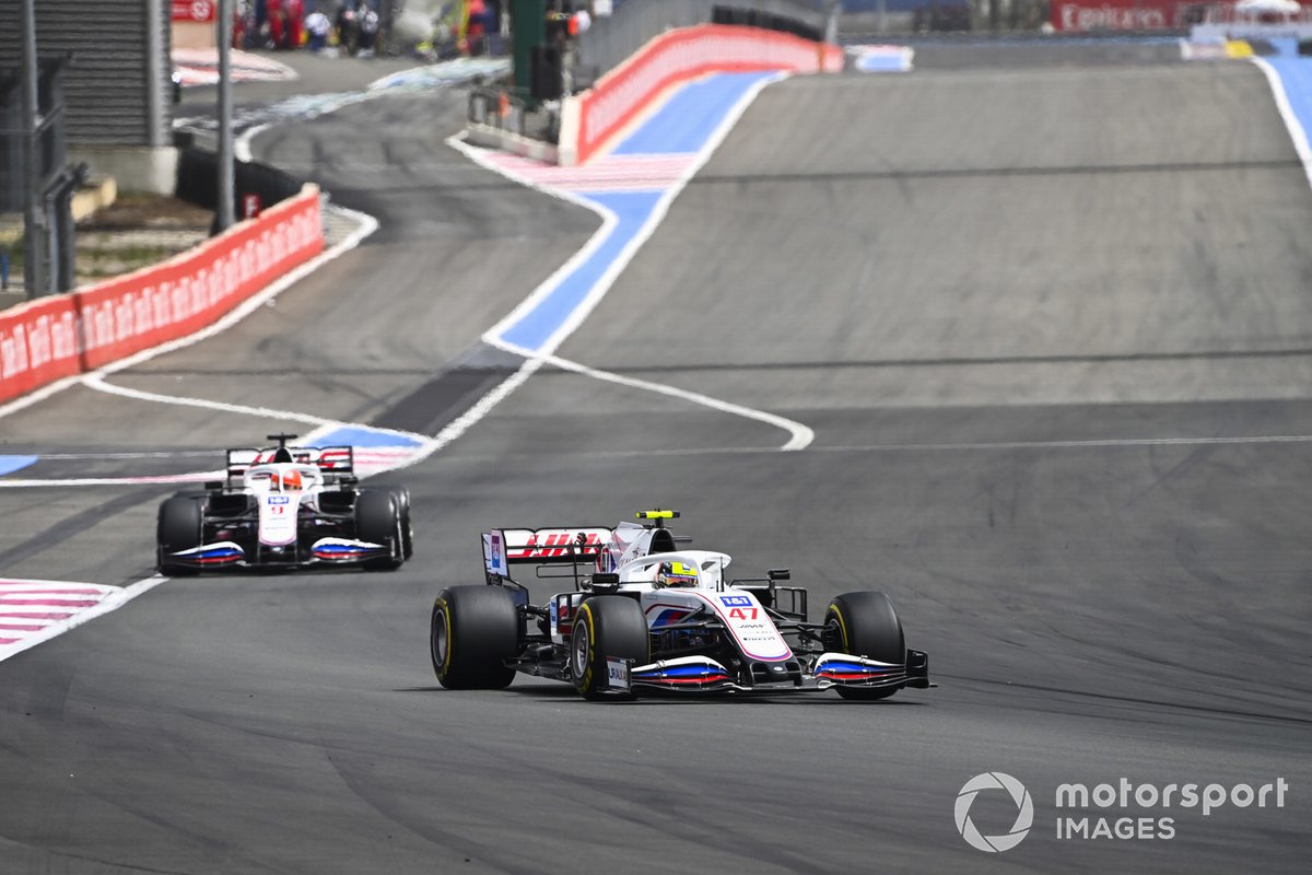 Mick Schumacher, Haas VF-21, Nikita Mazepin, Haas VF-21