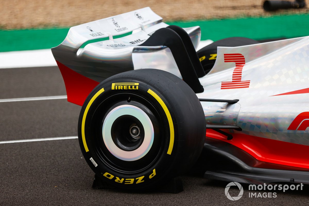 De F1-wagen van 2022 detail