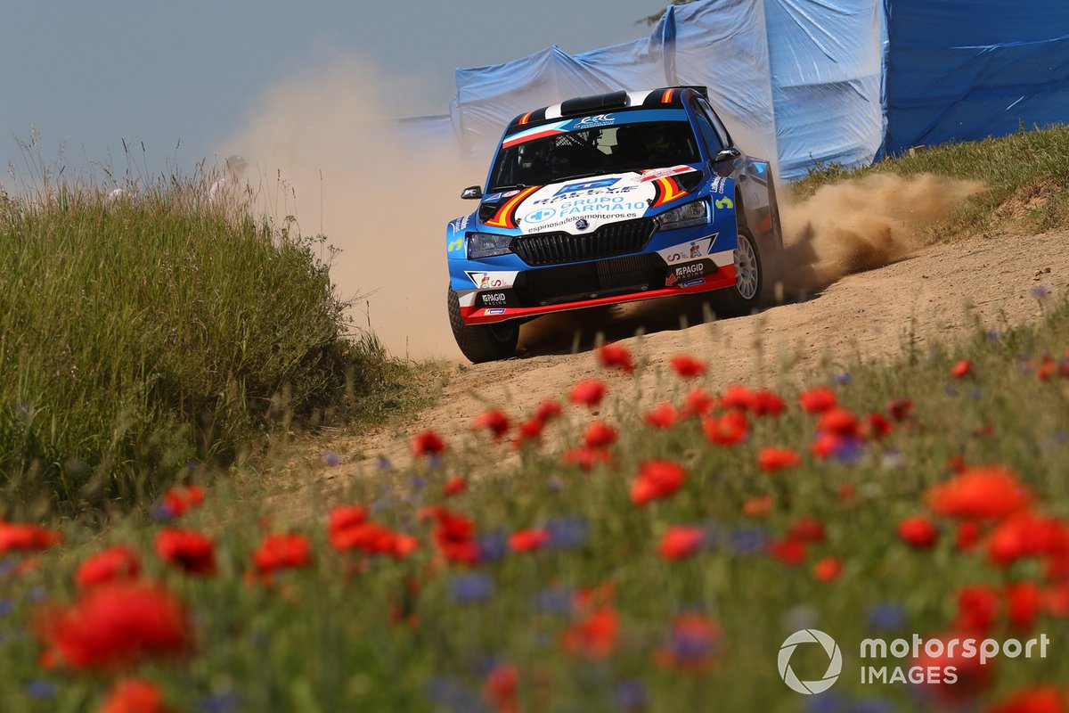 Efrén Llarena, Sara Fernández, Skoda Fabia Rally2 evo