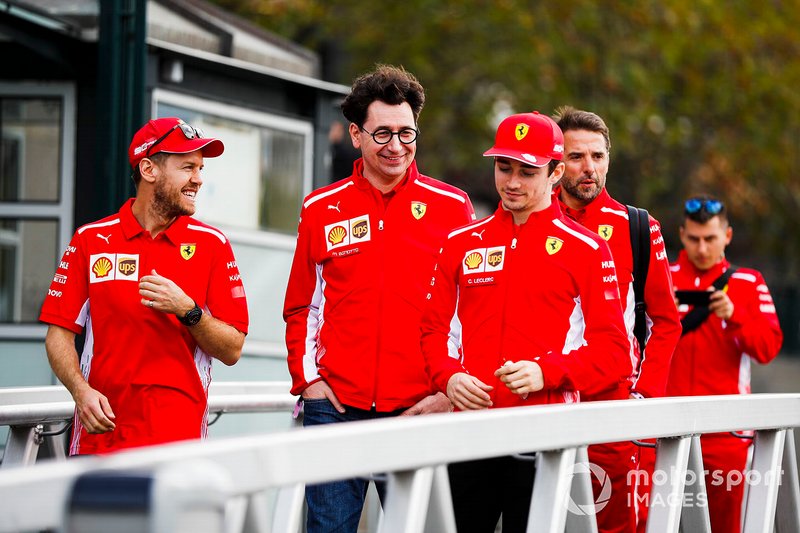 Idén Mattia Binotto vezetésével Sebastian Vettel és Charles Leclerc küzd a Ferrari színeiben