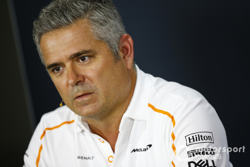 Gil de Ferran, directeur, McLaren, en conférence de presse