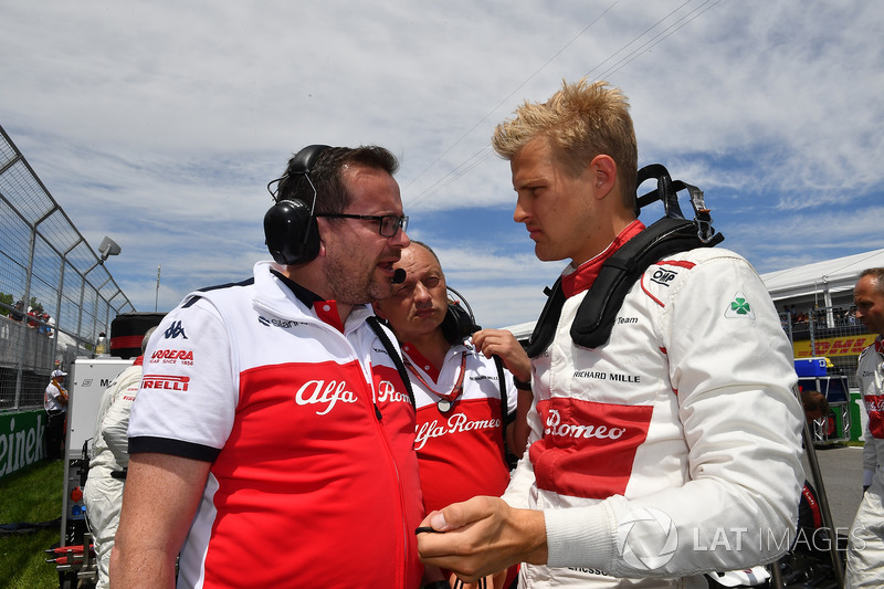 Marcus Ericsson, Sauber on the grid