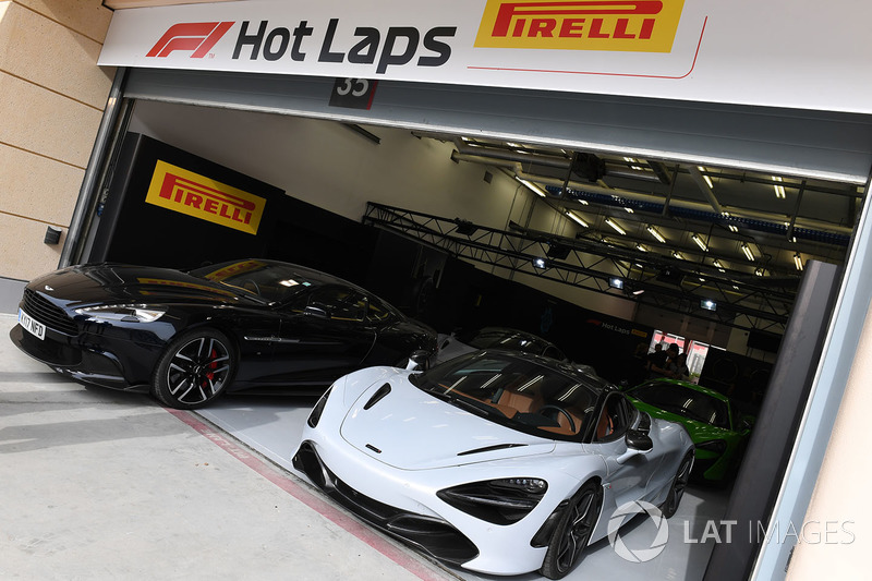 Pirelli hot lap cars