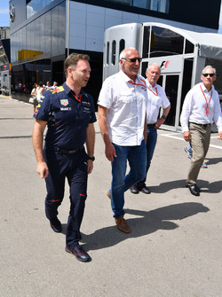 Christian Horner, Red Bull Racing Team Principal and Dietrich Mateschitz, CEO and Founder of Red Bul