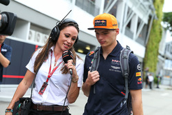 Max Verstappen, Red Bull Racing ve Alexandra Legouix, TV Sunucusu