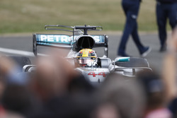 Lewis Hamilton, Mercedes AMG F1 W08, festeggia