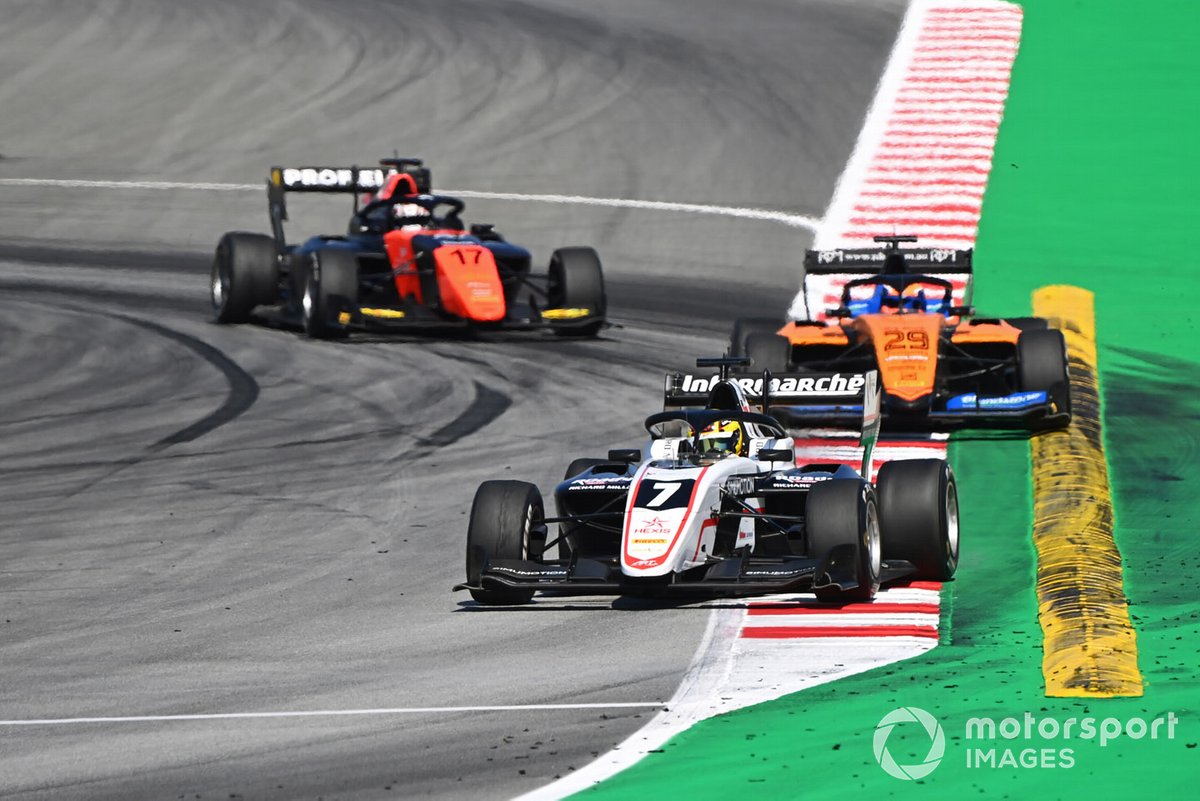 Theo Pourchaire, ART Grand Prix Leadavid Schumacher, Charouz Racing System Alexander Peroni, Campos Racing And Richard Verschoor, MP Motorsport