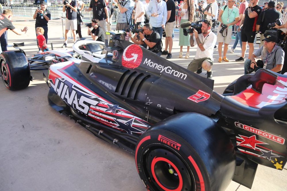 Haas VF-23 detalle lateral