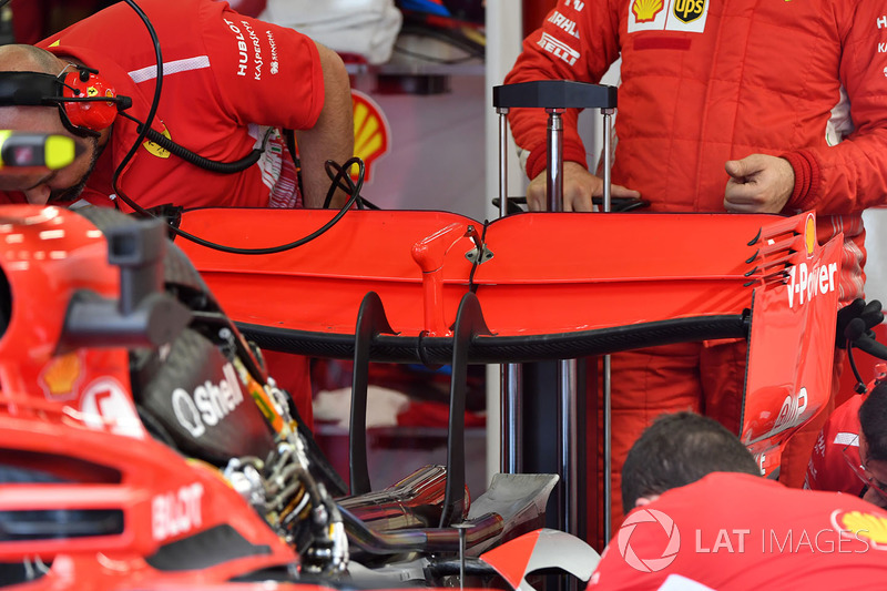 Ferrari SF71H, заднє антикрило
