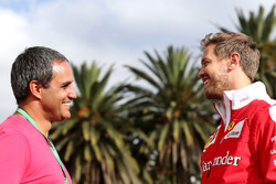 Juan Pablo Montoya und Sebastian Vettel, Scuderia Ferrari