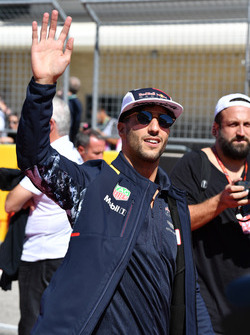 Daniel Ricciardo, Red Bull Racing pilotlar geçit töreninde