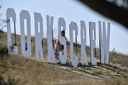 A fan with the Corkscrew sign