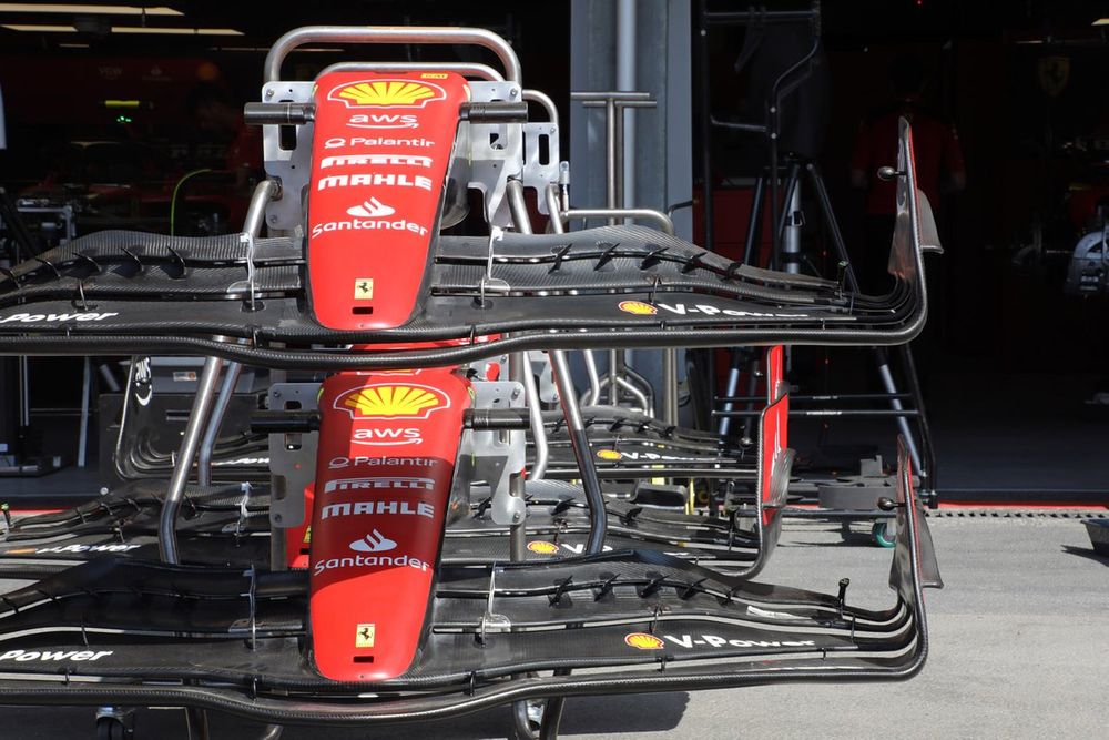 Alerones delanteros del Ferrari SF-23