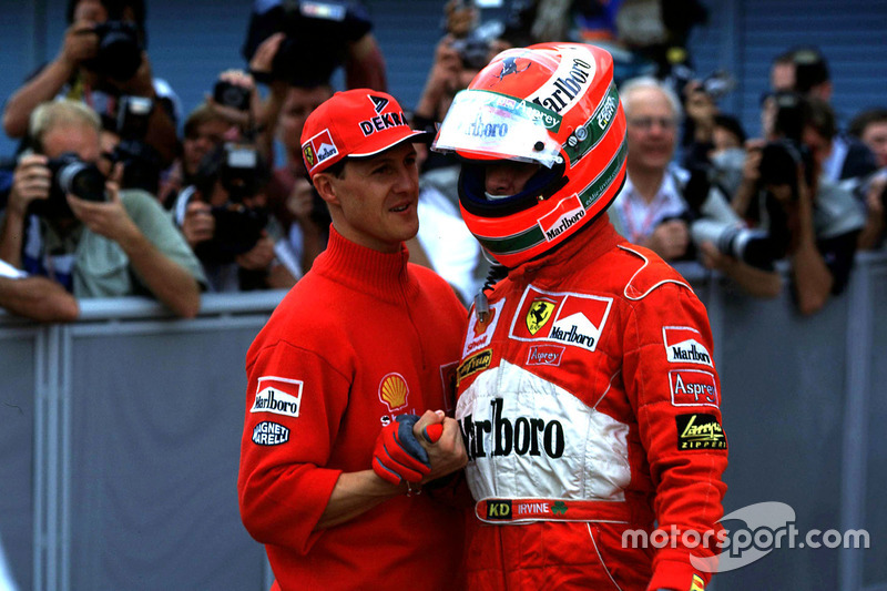 Міхаель Шумахер, Ferrari і Едді Ірвайн, Ferrari