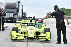 NASCAR-Star Brad Keselowski im Penske-IndyCar von Simon Pagenaud