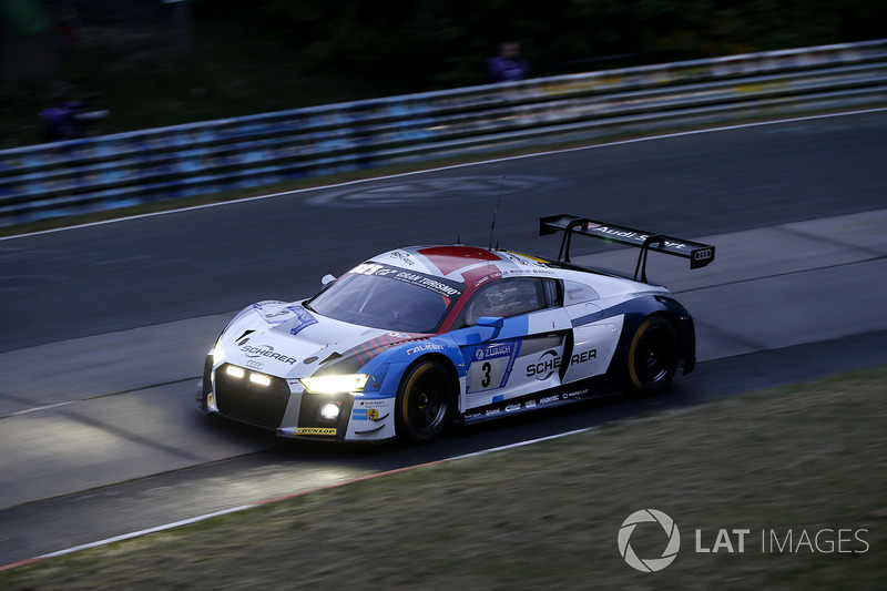 22. #3 Audi Sport Team Phoenix Audi R8 LMS GT3: Christopher Haase, Frank Stippler, Frederic Vervisch, Nico Müller