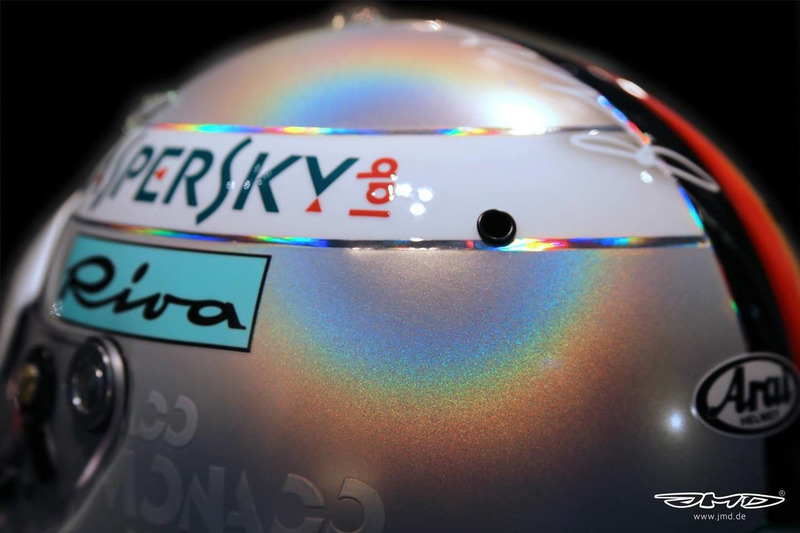 Capacete de Sebastian Vettel desenhado especialmente para o GP de Mônaco