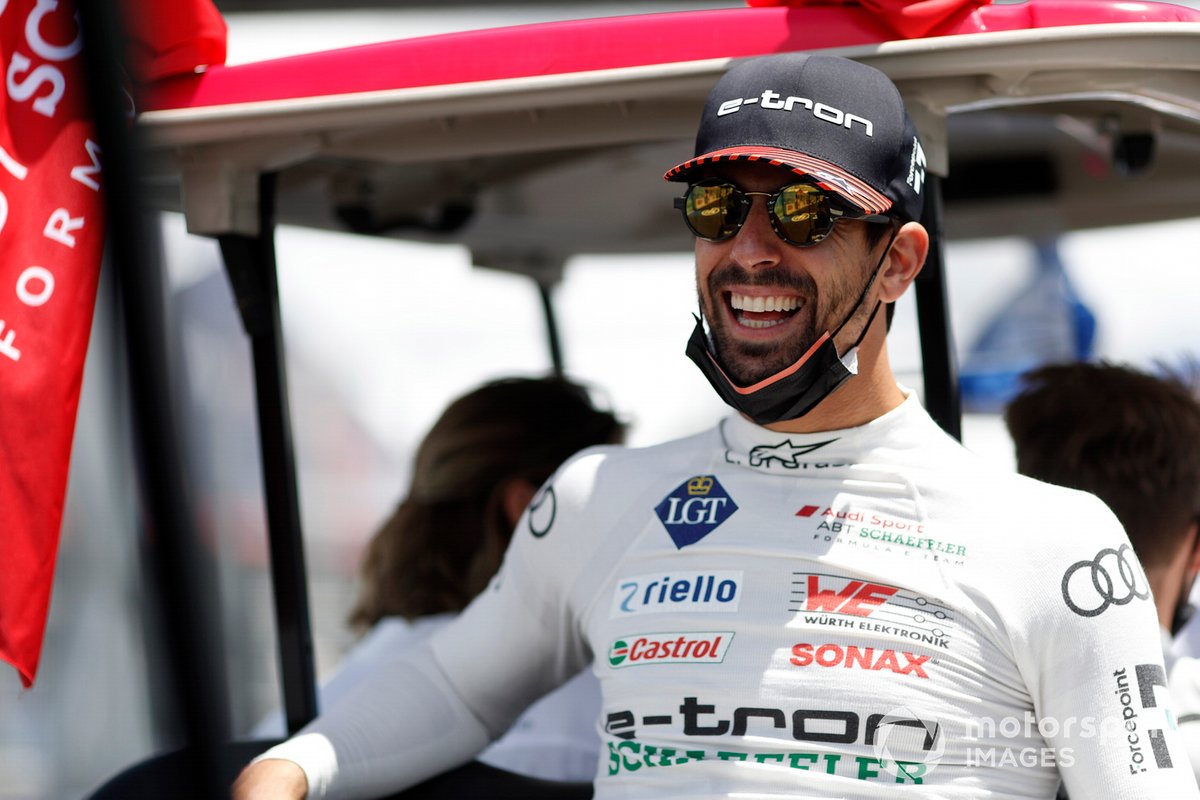 Lucas Di Grassi, Audi Sport ABT Schaeffler, on the drivers parade