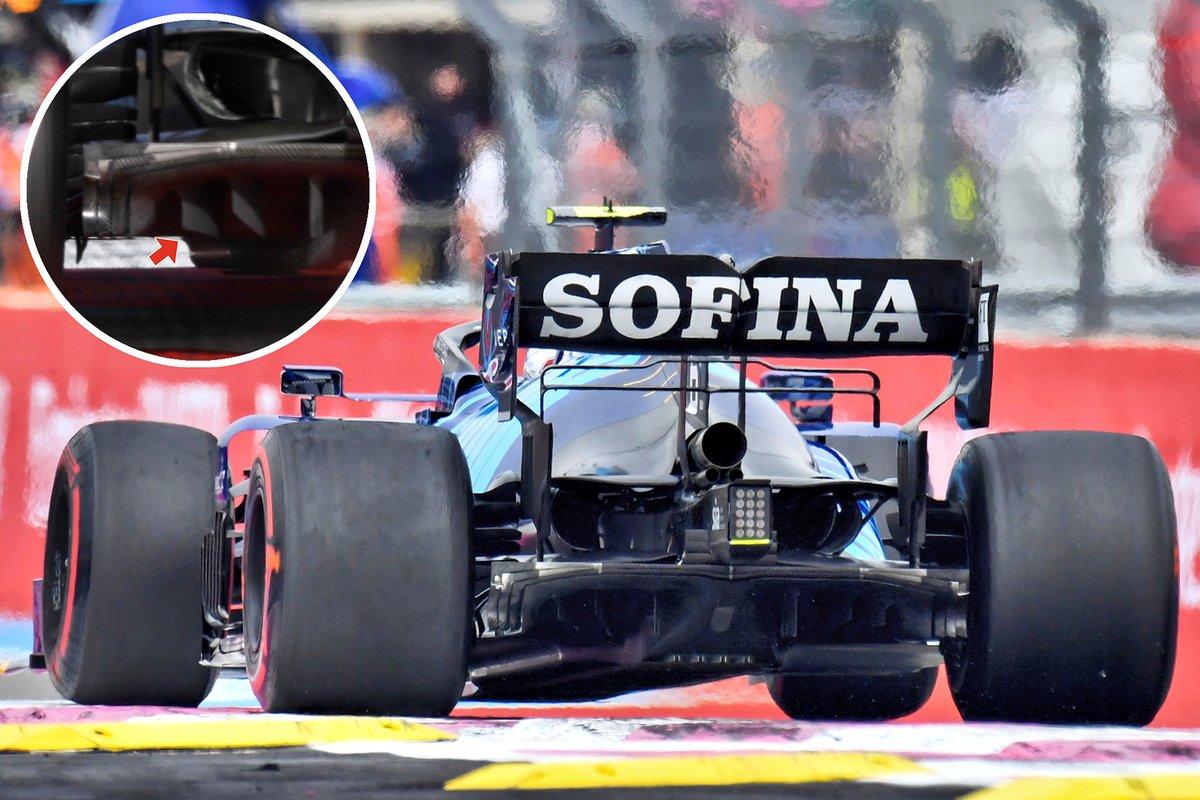 William FW43B diffuser comparison