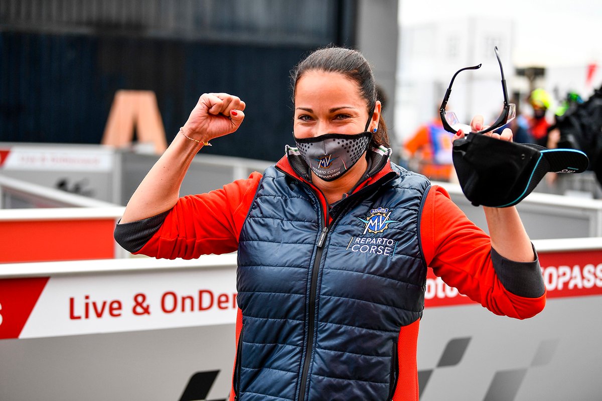 Milena Koerner, Team Manager MV Agusta Forward Racing