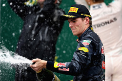 Podium: third place Max Verstappen, Red Bull Racing