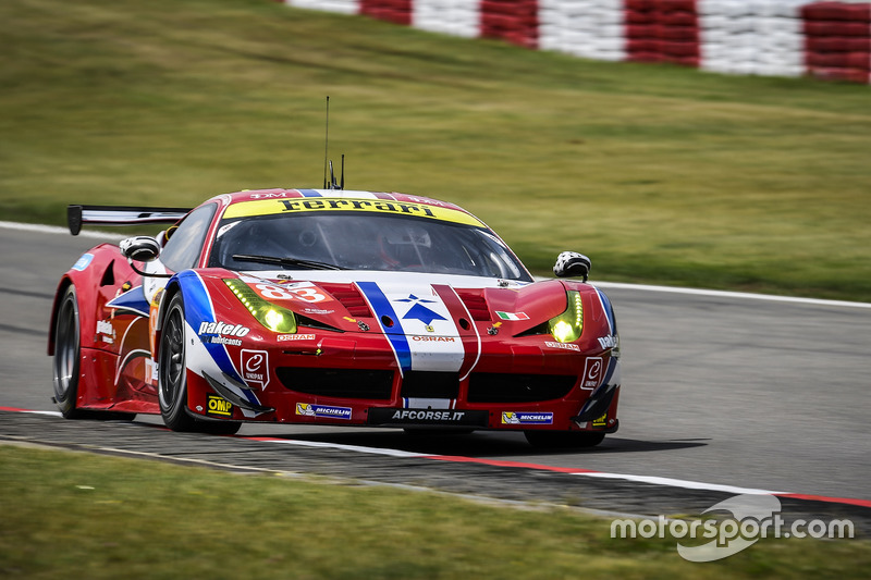 3. GTE-Am: #83 AF Corse, Ferrari 458 Italia: Francois Perrodo, Emmanuel Collard, Rui Aguas
