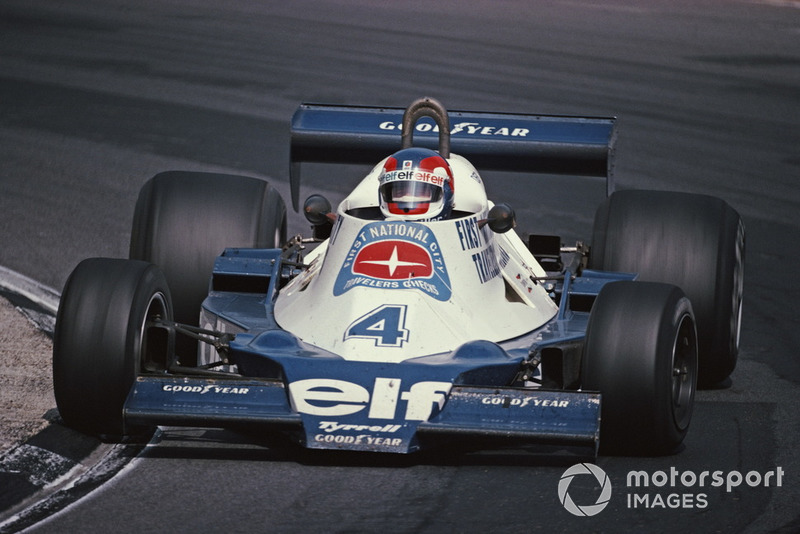 Patrick Depailler (Tyrrell 008 Ford) en 1978