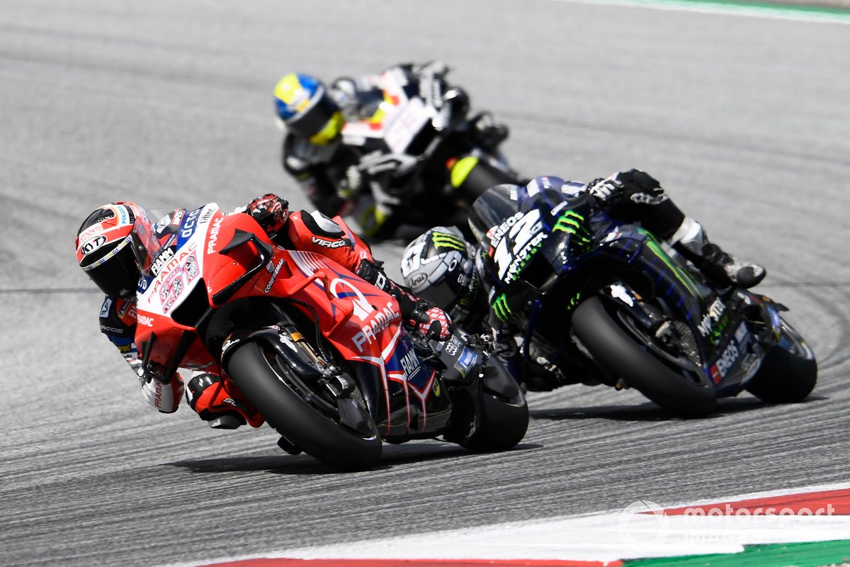 Michele Pirro, Pramac Racing, saat turun di MotoGP Austria 2020.
