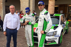 Gianfranco Cunico, Umberto Scandola e Guido D'Amore, Skoda Italia Motorsport