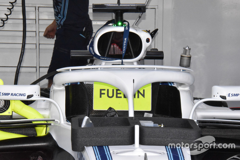 Williams FW41, dettaglio dell'halo