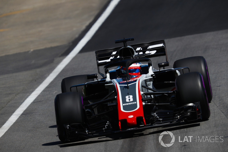 Romain Grosjean, Haas F1 Team VF-18.