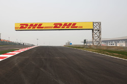 Buddh International Circuit in Noida: Gerade zwischen Kurve 13 und Kurve 14