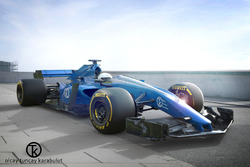 Designstudie: Formel-1-Auto mit Cockpitschutz Shield
