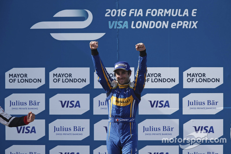 Ganador de la carrera Nicolas Prost, Renault e.Dams