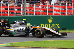 Sergio Perez, Sahara Force India F1 VJM09 spins
