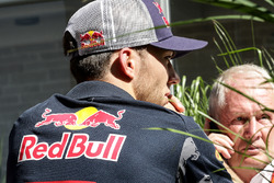 Pierre Gasly, Red Bull Racing Third Driver with Dr Helmut Marko, Red Bull Motorsport Consultant
