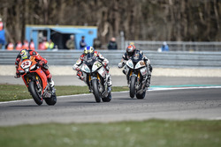 Lorenzo Savadori, IodaRacing Team, Markus Reiterberger, Althea BMW Team et Jordi Torres, Althea BMW