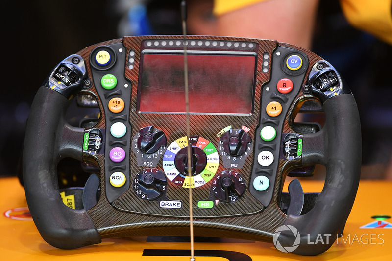 Renault Sport F1 Team RS17 steering wheel