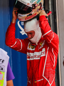 Sebastian Vettel, Ferrari , parc ferme
