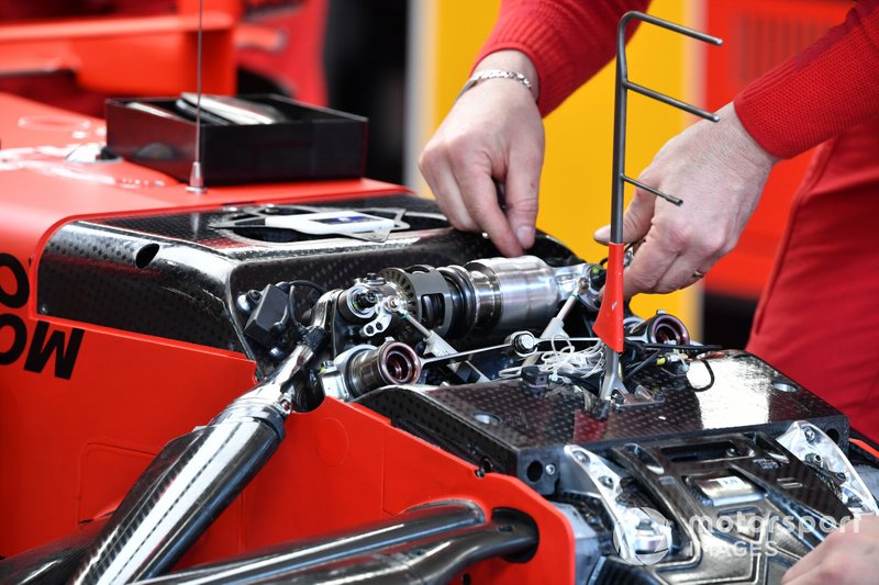 Detalle del Ferrari SF1000